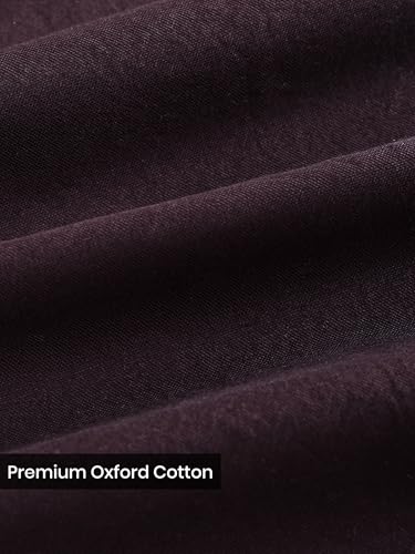 Image of Beyoung Oxford Cotton Shirt for Men | Premium Oxford Fabric | Regular Fit | Button-Down Collar