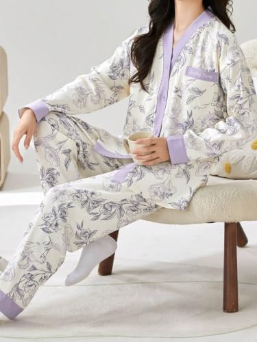 Image of LITZO Womens Korean Night Dress || Pyjama Set ||Korean Nightsuit || Women Nightwear ||Round Neck Half Sleeve Nightsuit || Loungewear || Everyday Nightdress (L-228-233)