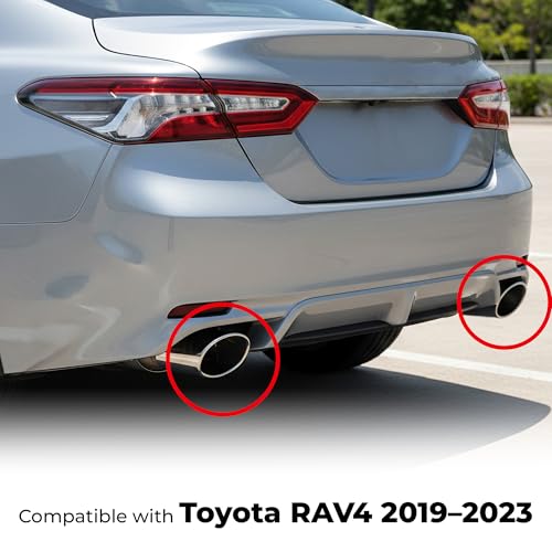 Muffler Exhaust Tip For Toyota RAV4 2019 2020 2021 2022 2023 Exhaust Pipe Nozzle Car Accessories End Tip Protector Stainless Steel Tail Decorative by 3TVol - Used condition - Image 6