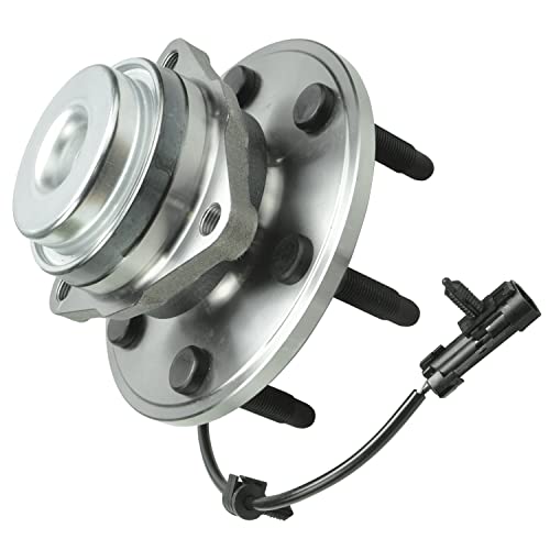Image of Detroit Axle - 2WD Pair Front Wheel Bearing Hubs for Chevy GMC Suburban Express Savana 1500 2500 Tahoe Yukon Cadillac Escalade 2 Wheel Bearing Hubs Assembly Replacement
