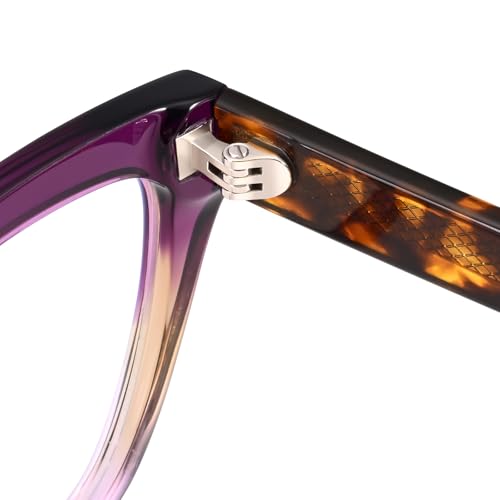 Image of Dollger Blue Light Blocking Glasses For Woman Men Rectangle Cat Eye Computer BlueLight Glasses Clear Lens Non-Prescription