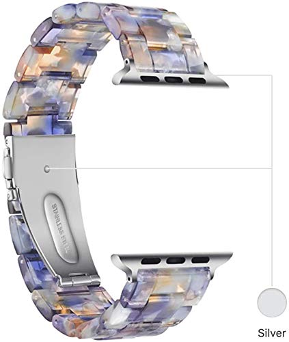 Image of Light House Apple Watch Bands-Fashion Lightweight Resin iWatch Bands for Women Men 38mm /40mm /41mm /42mm(Series 11 10), 49mm /46mm /45mm /44mm /42mm(S 3 2 1), Compatible with Apple Watch Series 11 SE 10 9 8 7 6 5 4 3 Ultra