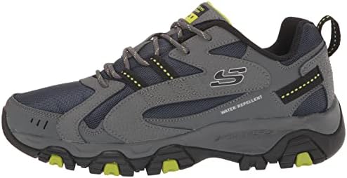 Skechers Men's Terrabite Trailborn Oxford, Navy/Lime, 7.5 | Image 7
