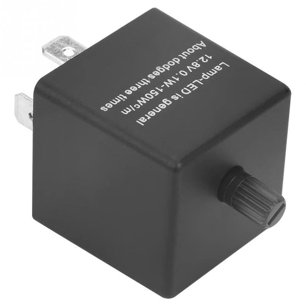 CF13 JL-02 3 Pin LED Flash Relay 3 Pin Adjustable for Turn Signal Light Hyper Flash Or Normal Lights Fix Relay 0.1-150W Power