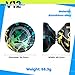MAGICYOYO V12 Yoyo Professional Responsive Yoyo for Kids 8-12, Unresponsive Yo yo for Adults, Dual Function Fingerspin Trick with 12 Yo yo Strings + Yo-Yo Accessory Kit (Black Green Cyan)