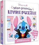  DISNEY BABY - Mon Premier Livre Puzzle - 4 pièces - Stitch fait la fête