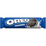 Oreo Galletas de Chocolate Rellenas de Crema Sabor Vainilla, La Galleta Original, Paquete de 154 g