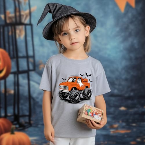 Toddler Halloween Shirt Baby Kid Cute Boo Pumpkin Tees Boys Girls Halloween Tops Clothes 2-7 Years3