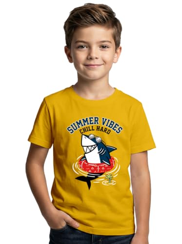 Image of XENOVAURBAN Kids Tshirt 2 Combo for Boys /Girls | Cotton Fabric | Graphic Printed Round Neck T-Shirt for Kids - KRN2-PRINTED-PAR