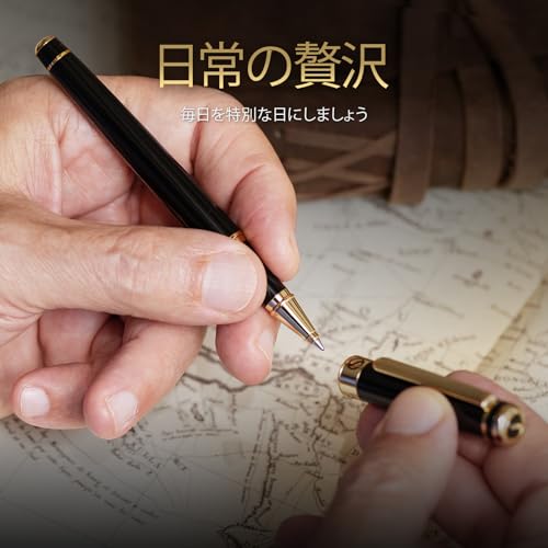 Scriveiner ブラックラッカー ローラーボールペン
