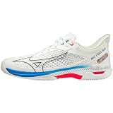 Mizuno Herren Wave Exceed Tour 5 cc Tennisschuhe, Undyed White Spellbound Paceblue, 44 EU