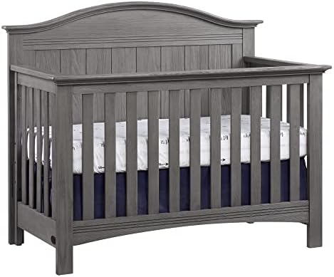 Soho Baby Chandler Premium 4-in-1 Convertible Crib, Graphite Gray...