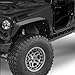 Off-Road Fender Flares Kit Compatible with 2018-2025 Jeep Wrangler JL, New Thicken 4 PCS Heavy-Duty Solid Steel Fenders for JL Front & Rear Flat - Fenders for 2018-2025 JL
