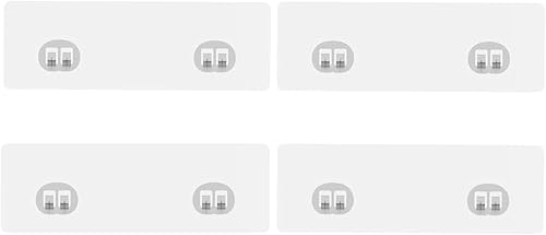 Murasakina 4 piezas de repuesto adhesivo de repuesto para estantes de ducha, almohadilla adhesiva para la ducha, organizador de ducha, repuesto para