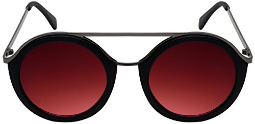 Retro Style Round Flat Lens Sunnies w/Flat Top Bar 32165TT-FLREV2