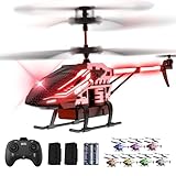 RC Helicopter Toy for Kids, 2.4GHz 3.5CH Remote Control Helicopter with Altitude Hold, One Key Take Off/Landing, 30+Mins Flight Time, LED Lights, Indoor Flying Toys for Boys Girls Beginners Gifts​