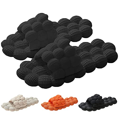 Unisex Lychee Sandals Lychee Slippers Home Shower Beach Slides Stress Relief Massage Open-toed Slippers for Indoor & Outdoor