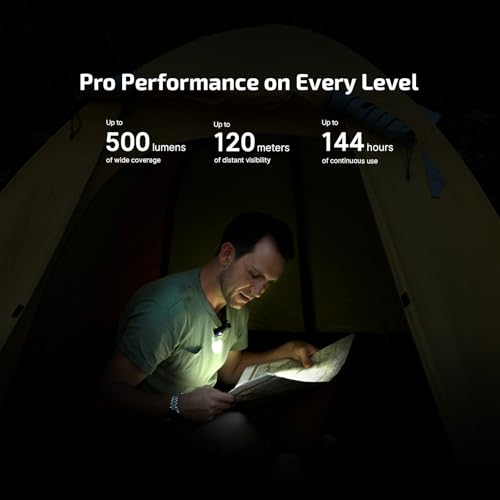 OLIGHT Oclip Pro EDC Flashlight Clip-on Light, Rechargeable 500 Lumens with Three Lighting Solutions Type-C Charging, Magnetic Flash Lights for Signaling, Cycling, Outdoor or Indoor Use(Black) - Image 7