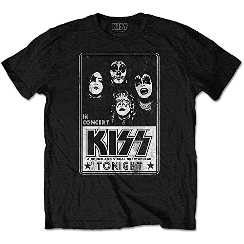 KISS 'Tonight' (Black) T-Shirt (Small)