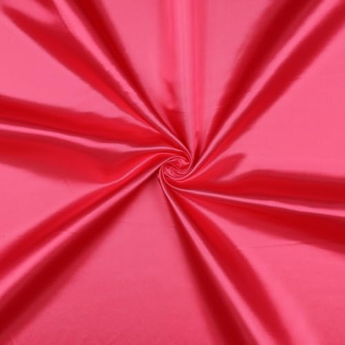 VmG-Store Tissu satin - 2 m x 146 cm - Coupon - Pas de mètre - Polyester soyeux - À coudre - Brillant - Pour vêtements, rideaux, costumes, robe de femme -...