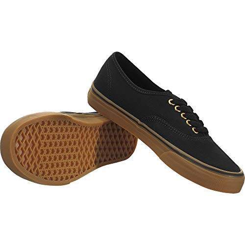 Vans Vans Unisex Authentic Black/Rubber Skate Shoe 6.5 Men US / 8 Women US