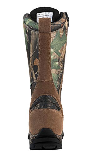 R Runfun Men's Waterproof Snake Hunting Boot Lace Up, Anti Slip Hiking/Camp Boots, Durable Outdoor Work Boot For Farming, Fishing, Gardening, Multi-Season, Camouflage/Size 11 #TOP3