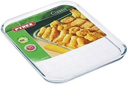 2 X Pyrex Borosilicate Glass Baking Tray