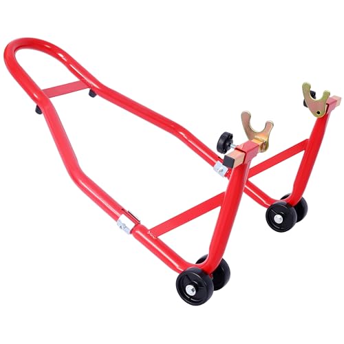 Motorcycle Stand 1000LB Sport Bike Front and Rear Wheel Lift U Swingarm Heavy Duty Paddock Stands for BMW Suzuki Yamaha Honda Kawasaki - Thumbnail 3