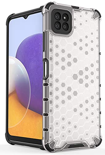 Image of Glasgow Back Case Cover Designed for Samsung Galaxy F42 5G - Transparent