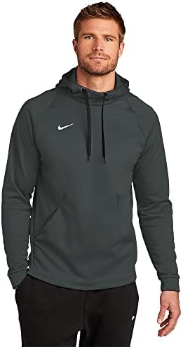 MEN'S NIKE THERMA PULLOVER HOODIE (ANTHRACITE/WHITE, Small) : Amazon.sg:  Fashion