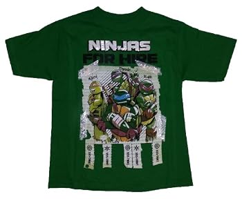 Apparel Teenage Mutant Ninja Turtles For Hire Graphic T-Shirt - Small Book