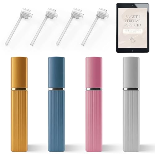 MOLIMILL®️ Atomizador Perfume Recargable 4PCS (10ml) + Ebook Guía de