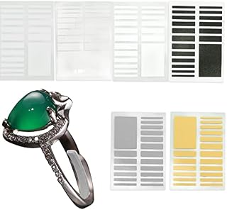 6 Sheets/ 114 Pieces Invisible Ring Sizer Adjuster Ring Spacer Ring Guards for Women Loose Rings, 2 Kinds of Thickness