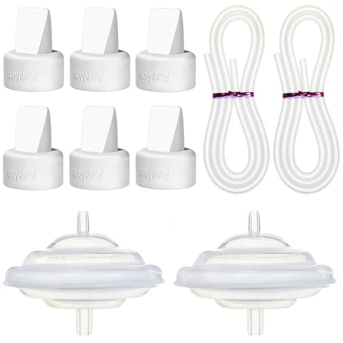 Image of PumpMom Tubing Duckbill Valves and Backflow Protector for Spectra, Replacement Pump Parts for Spectra S1 S2 9 Plus and Motif Pump Accessories