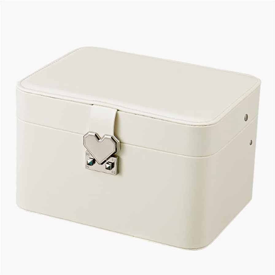 Women Jewelry Gift Case for Necklace Earring Bracelet Leather Jewellery Storage Packaging Organizer(black-JoJo's Bizarre Adventure1)