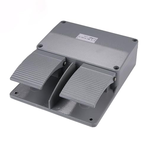 Interruptor de control de pie YDT1-16 con pedal doble robusto 250V 380V de 6A