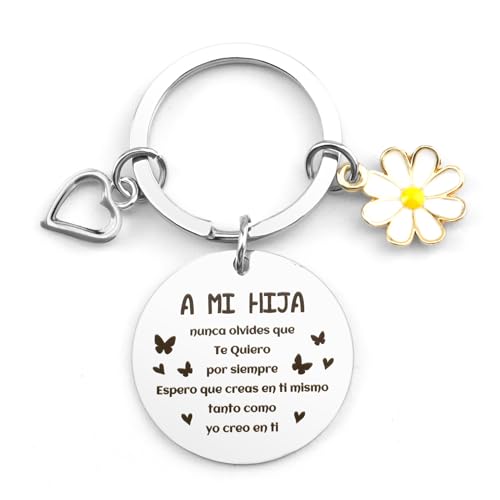 Día De La Madre Para Hija Regalo Para Hija Llavero Regalo De Graduación Para Hija Regalos Día De La Madre Para Hija Regalos Para Mi Hija Regalo Hija Cumpleaños Regalos Para Una Tía