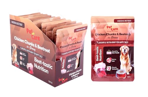 See full amazon price history chart for Pet en Care Wet Dog Food, Chicken Chunks & Beetroot in Gravy, Pack of 12 (12 X 100g) | Wet Food for Dogs and Puppy | Healthy Snacks for All Breed Pet en Care Wet Dog Food, Chicken Chunks & Beetroot in Gravy, Pack of 12 (12 X 100g) | Wet Food for Dogs and Puppy | Healthy Snacks for All Breed (B0D8QH886B) Amazon Price History, Amazon Price Tracker