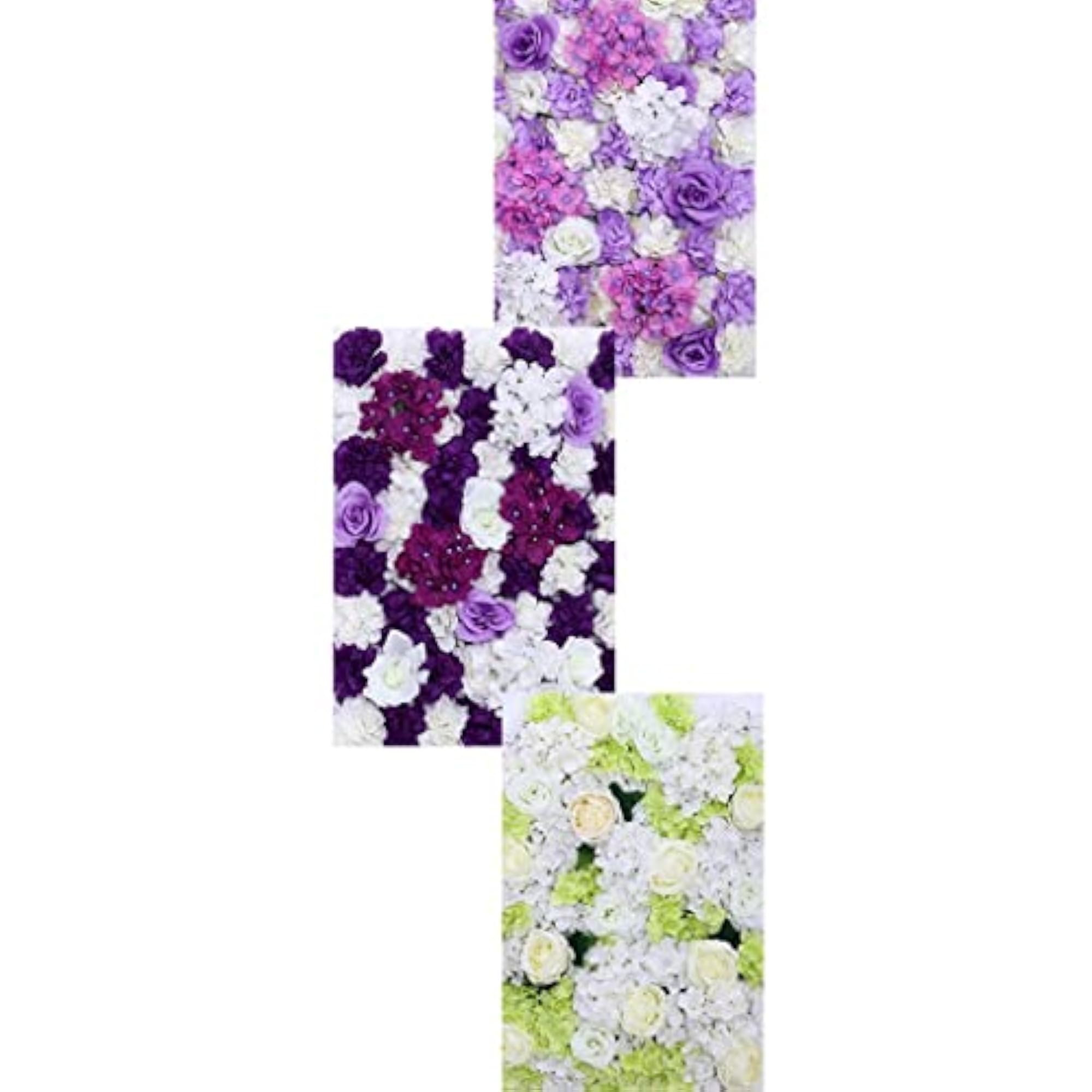 5Pcs Artificial Flower Wall Decor for Weddings