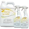 Jani-Source ParvoScrub Veterinary & Kennel Disinfectant, Cleaner, & Deodorizer Bundle (1 Concentrated Gallon and 2-32 Ounce Bottles)
