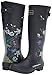 Joules Women's Rain Boot, Navy Bee Flowers, 10