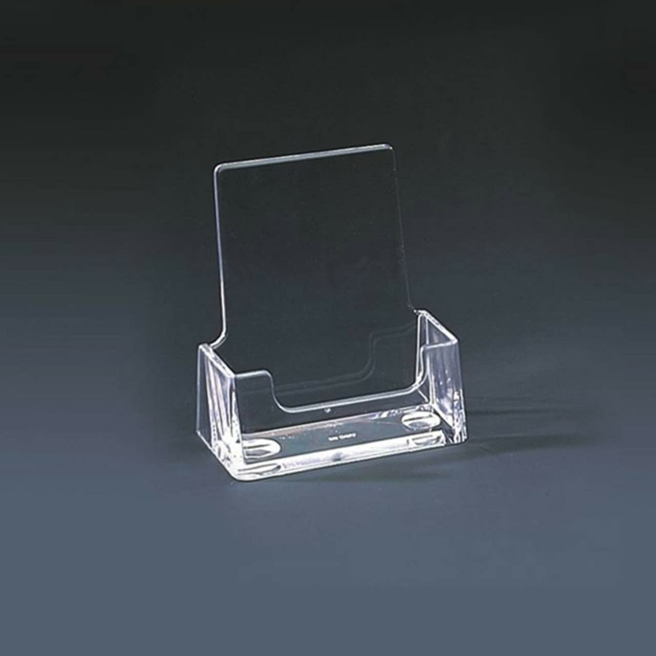 Completeshopfittings Transparent Portrait Acrylic Business Card Holders Desktop Dispensers Display Stands