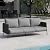 EAST OAK 4-Piece Patio Furniture Set, Outdoor Patio Set w/Removable & Washable Deep Seating Cushion, Outside Patio Conversation Sets for Backyard, 25 Upgraded, Black & Misty Gray
