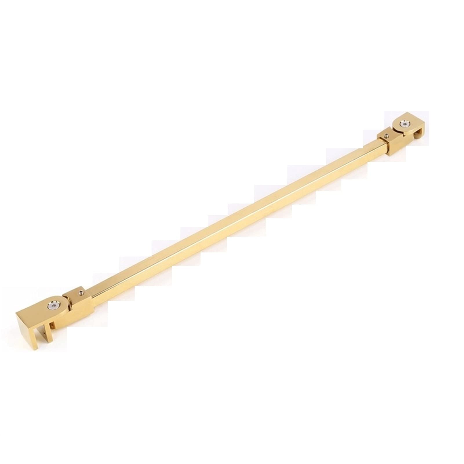 Fixation murale sur verre et barre de support pour porte de douche en acier inoxydable