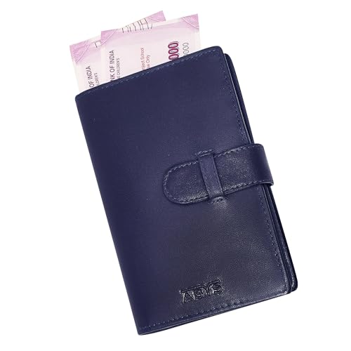 Image of ABYS Genuine Bombay Brown Leather Passport Holder||Credit Card Case||Travel Wallet for Men and Women