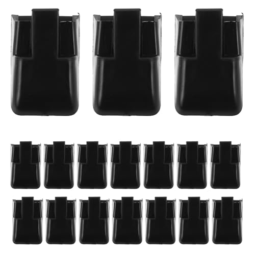 Holibanna Exhibidor de Anillos de Joyería Negro en Forma de Cuña, 50 Soportes Plásticos para Vitrinas de Fotografía, Organizador para Tocador y Ferias de Artesanía