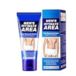 FunnAura Mens Hair Removal Cream, Painless Intimate Hair Removal for Sensitive Skin