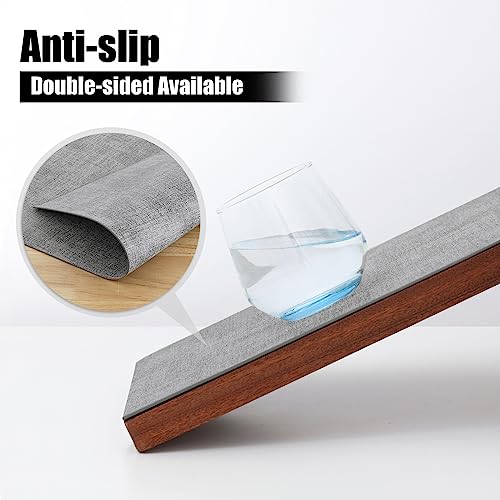 Homaxy Faux Leather Heat Resistant Placemats For Dining Table Set Of 6 thumb #2