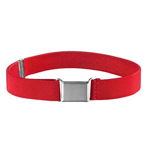 HOLD’EM children’s Elastic silver Buckle Belts for Boys girls Toddler Size 2t 3t 4t 5t