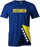 em quali schweiz tickets  Jayess BOSNIEN - HERZEGOWINA - WM EM - Fanshirt - Herren - T-Shirt in Royalblau by Gr. XL